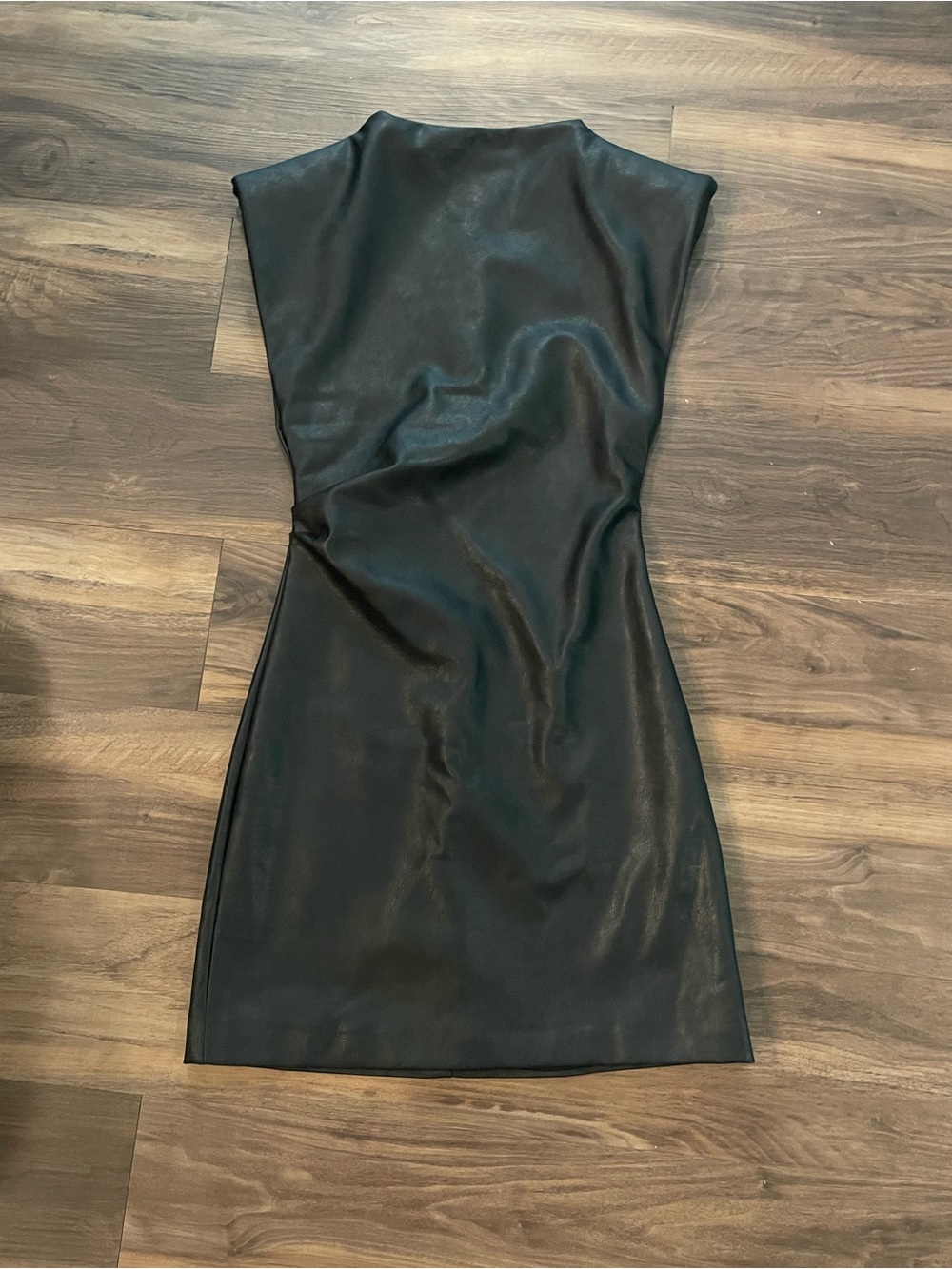 Zara Leather Mini Dress